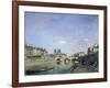 The Seine and Notre, Dame in Paris, c.1864-Johan-Barthold Jongkind-Framed Giclee Print