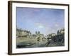 The Seine and Notre, Dame in Paris, c.1864-Johan-Barthold Jongkind-Framed Giclee Print