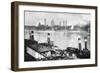 The Seine and the Quays at Bercy, Paris, 1931-Ernest Flammarion-Framed Giclee Print