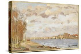 The Seine at Argenteuil, 1872-Claude Monet-Stretched Canvas