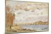 The Seine at Argenteuil, 1872-Claude Monet-Mounted Giclee Print