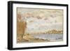 The Seine at Argenteuil, 1872-Claude Monet-Framed Giclee Print