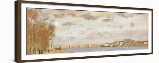 The Seine at Argenteuil, 1872-Claude Monet-Framed Giclee Print