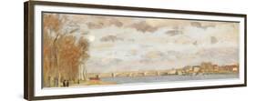 The Seine at Argenteuil, 1872-Claude Monet-Framed Giclee Print