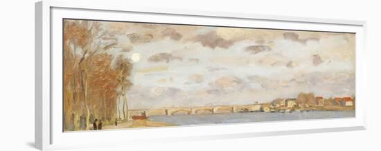 The Seine at Argenteuil, 1872-Claude Monet-Framed Giclee Print