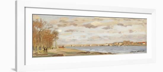 The Seine at Argenteuil, 1872-Claude Monet-Framed Giclee Print