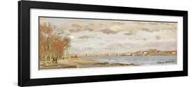 The Seine at Argenteuil, 1872-Claude Monet-Framed Giclee Print