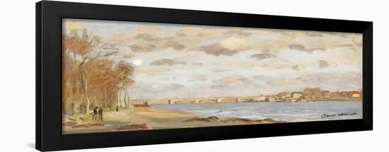 The Seine at Argenteuil, 1872-Claude Monet-Framed Giclee Print