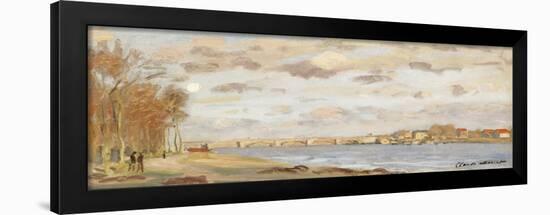 The Seine at Argenteuil, 1872-Claude Monet-Framed Giclee Print