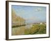 The Seine at Argenteuil, 1873-Claude Monet-Framed Giclee Print