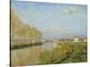 The Seine at Argenteuil, 1873-Claude Monet-Stretched Canvas