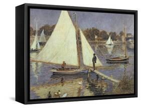 The Seine at Argenteuil, 1874-Pierre-Auguste Renoir-Framed Stretched Canvas