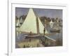 The Seine at Argenteuil, 1874-Pierre-Auguste Renoir-Framed Giclee Print