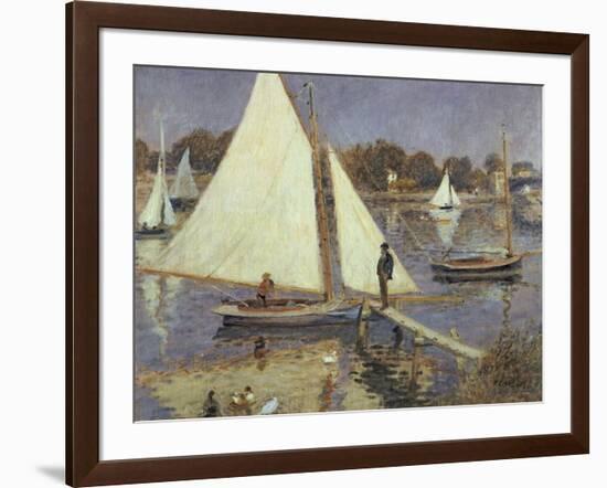 The Seine at Argenteuil, 1874-Pierre-Auguste Renoir-Framed Giclee Print