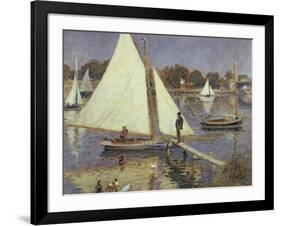 The Seine at Argenteuil, 1874-Pierre-Auguste Renoir-Framed Giclee Print