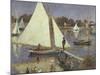 The Seine at Argenteuil, 1874-Pierre-Auguste Renoir-Mounted Giclee Print