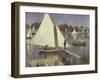 The Seine at Argenteuil, 1874-Pierre-Auguste Renoir-Framed Giclee Print