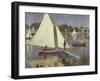 The Seine at Argenteuil, 1874-Pierre-Auguste Renoir-Framed Giclee Print