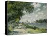 The Seine at Argenteuil, 1875-Claude Monet-Stretched Canvas