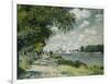 The Seine at Argenteuil, 1875-Claude Monet-Framed Giclee Print