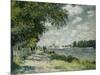 The Seine at Argenteuil, 1875-Claude Monet-Mounted Giclee Print