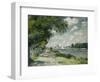 The Seine at Argenteuil, 1875-Claude Monet-Framed Giclee Print