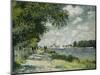 The Seine at Argenteuil, 1875-Claude Monet-Mounted Premium Giclee Print