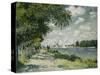 The Seine at Argenteuil, 1875-Claude Monet-Stretched Canvas