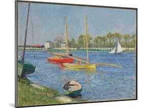 The Seine at Argenteuil, 1882-Gustave Caillebotte-Mounted Giclee Print