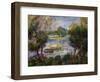 The Seine at Argenteuil, 1888-Pierre-Auguste Renoir-Framed Giclee Print