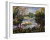 The Seine at Argenteuil, 1888-Pierre-Auguste Renoir-Framed Giclee Print