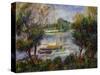 The Seine at Argenteuil, 1888-Pierre-Auguste Renoir-Stretched Canvas