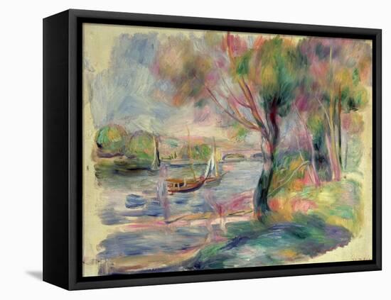 The Seine at Argenteuil, 1892-Pierre-Auguste Renoir-Framed Stretched Canvas