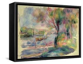 The Seine at Argenteuil, 1892-Pierre-Auguste Renoir-Framed Stretched Canvas