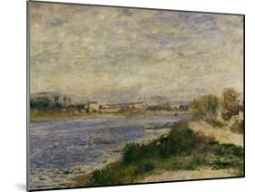 The Seine at Argenteuil, c.1873-Pierre-Auguste Renoir-Mounted Giclee Print