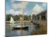 The Seine at Argenteuil-Claude Monet-Mounted Giclee Print