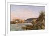 The Seine at Bougival, 1870-Camille Pissarro-Framed Giclee Print