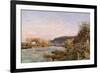 The Seine at Bougival, 1870-Camille Pissarro-Framed Giclee Print