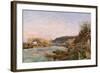 The Seine at Bougival, 1870-Camille Pissarro-Framed Giclee Print