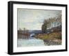 The Seine at Bougival, 1873-Alfred Sisley-Framed Giclee Print