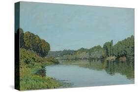 The Seine at Bougival, 1873-Alfred Sisley-Stretched Canvas