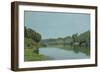 The Seine at Bougival, 1873-Alfred Sisley-Framed Giclee Print