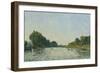 The Seine at Bougival; La Seine a Bougival, 1872-Alfred Sisley-Framed Giclee Print