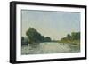 The Seine at Bougival; La Seine a Bougival, 1872-Alfred Sisley-Framed Giclee Print