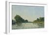 The Seine at Bougival; La Seine a Bougival, 1872-Alfred Sisley-Framed Giclee Print