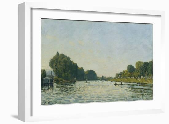 The Seine at Bougival-Alfred Sisley-Framed Giclee Print