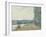 The Seine at Bouille, a Gust of Wind, 1894-Alfred Sisley-Framed Giclee Print