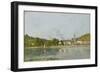 The Seine at Caudebec-En-Caux, 1889-Eugène Boudin-Framed Giclee Print