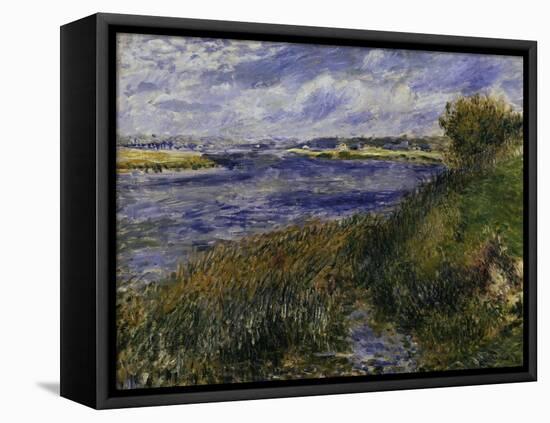 The Seine at Champrosay, c.1876-Pierre-Auguste Renoir-Framed Stretched Canvas