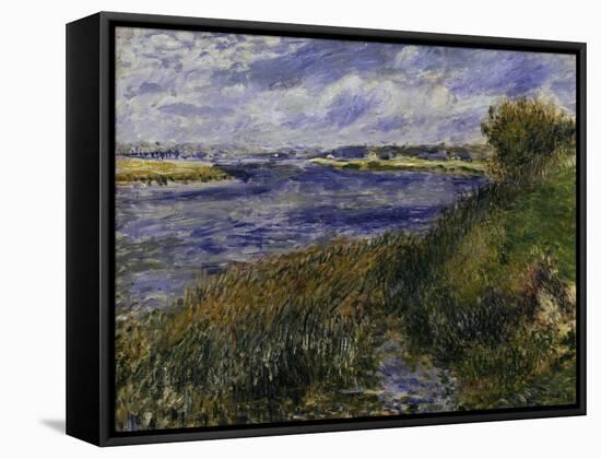 The Seine at Champrosay, c.1876-Pierre-Auguste Renoir-Framed Stretched Canvas